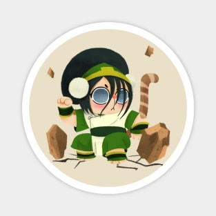 Toph Cat Magnet